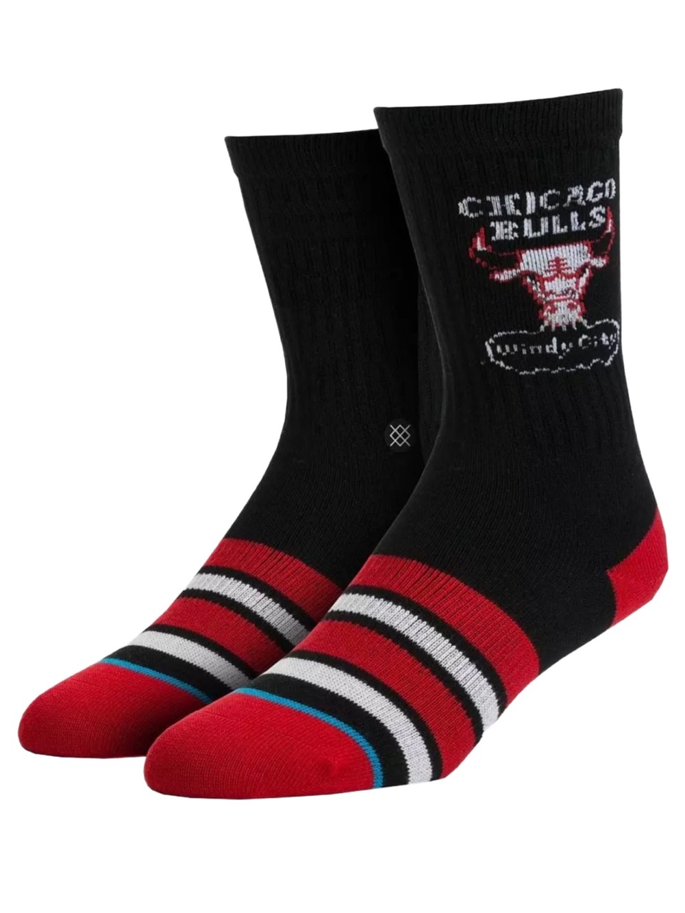 Stance CHICAGO BULLS Mens Crew Socks SMALL S NEW